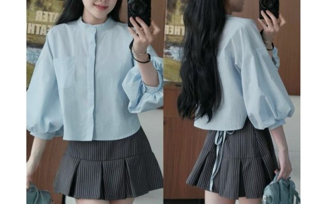 Các kiểu áo cổ trụ đẹp và 5 típ phối đồ cân mọi phong cách
