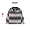 Áo Polo Sọc Dài Tay Unisex Nam Nữ 45kg-85kg