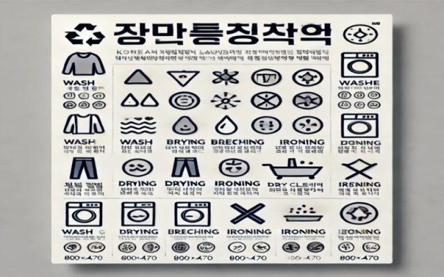 12 ký hiệu giặt là quần áo hàn quốc giữ outfit như mới