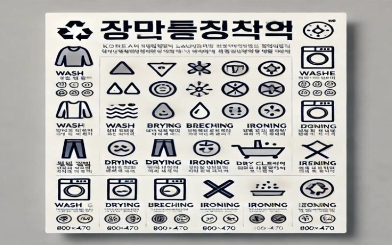 12 ký hiệu giặt là quần áo hàn quốc giữ outfit như mới