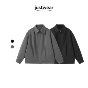 Áo Khoác Zip-Up Unisex Nam Nữ 45kg-85kg | JUSTWEAR
