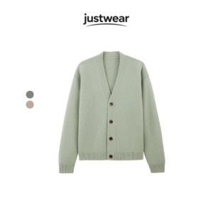 Áo Khoác Cardigan Len Gân Unisex Nam Nữ 45kg-85kg | JUSTWEAR