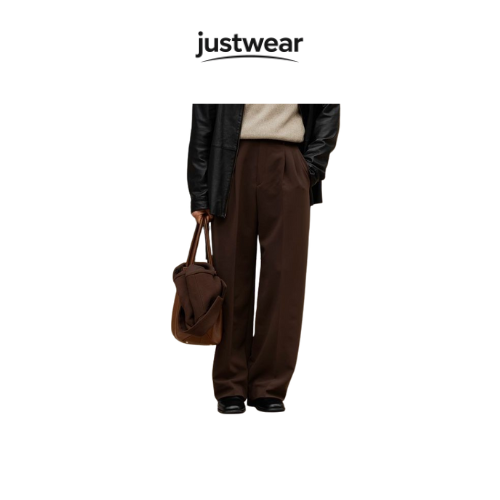 Quần suông nâu JUSTWEAR (4)