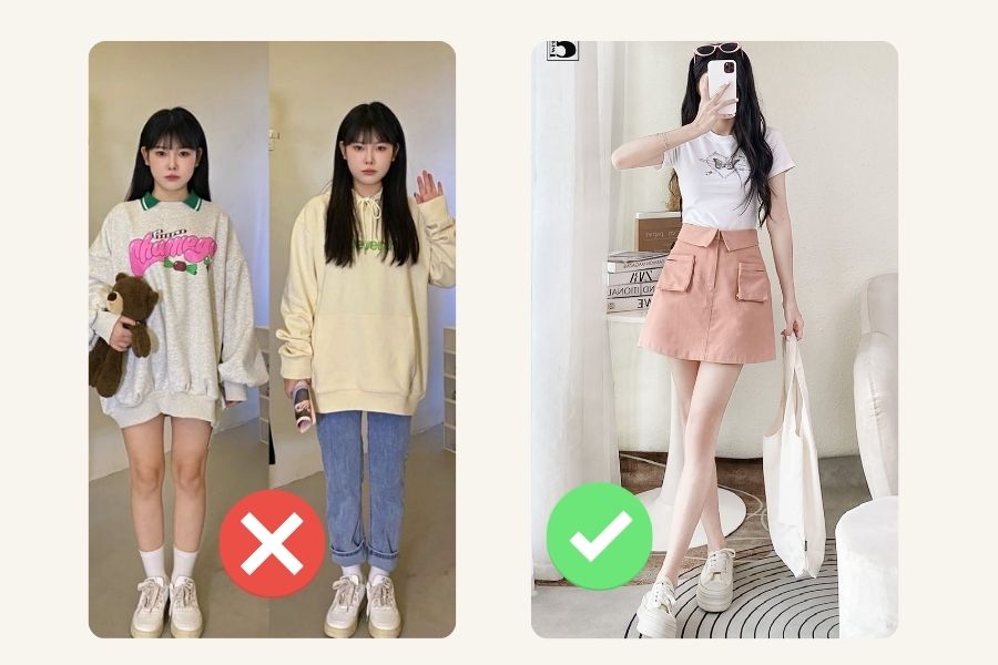 Phối đồ cá tính cho nấm lùn