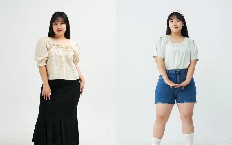 quần ống rộng cho người béo bụng